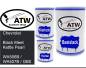 Preview: Chevrolet, Black Meet Kettle Pearl, WA506B / WA507B / GB0: 500ml Lackdose + 500ml Klarlack + 250ml Härter - Set, von ATW Autoteile West.